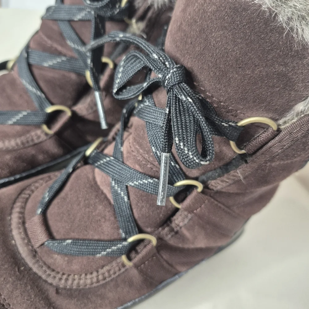 Sorel Tivoli Faux Fur Waterproof Winter Boots - Size 7